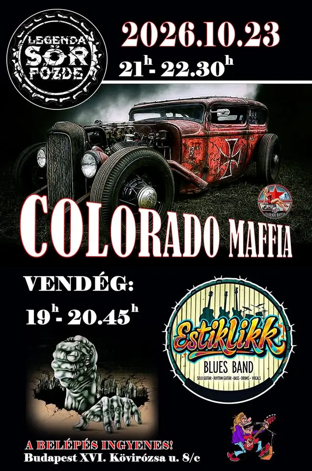 Colorado Maffia koncert Budapesten (Legenda Sörfőzde Center)